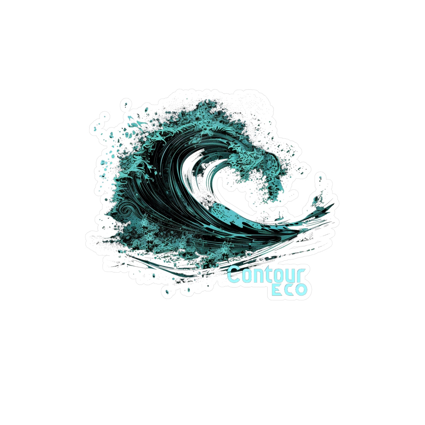 Ocean Wave - Contour Eco Stickers