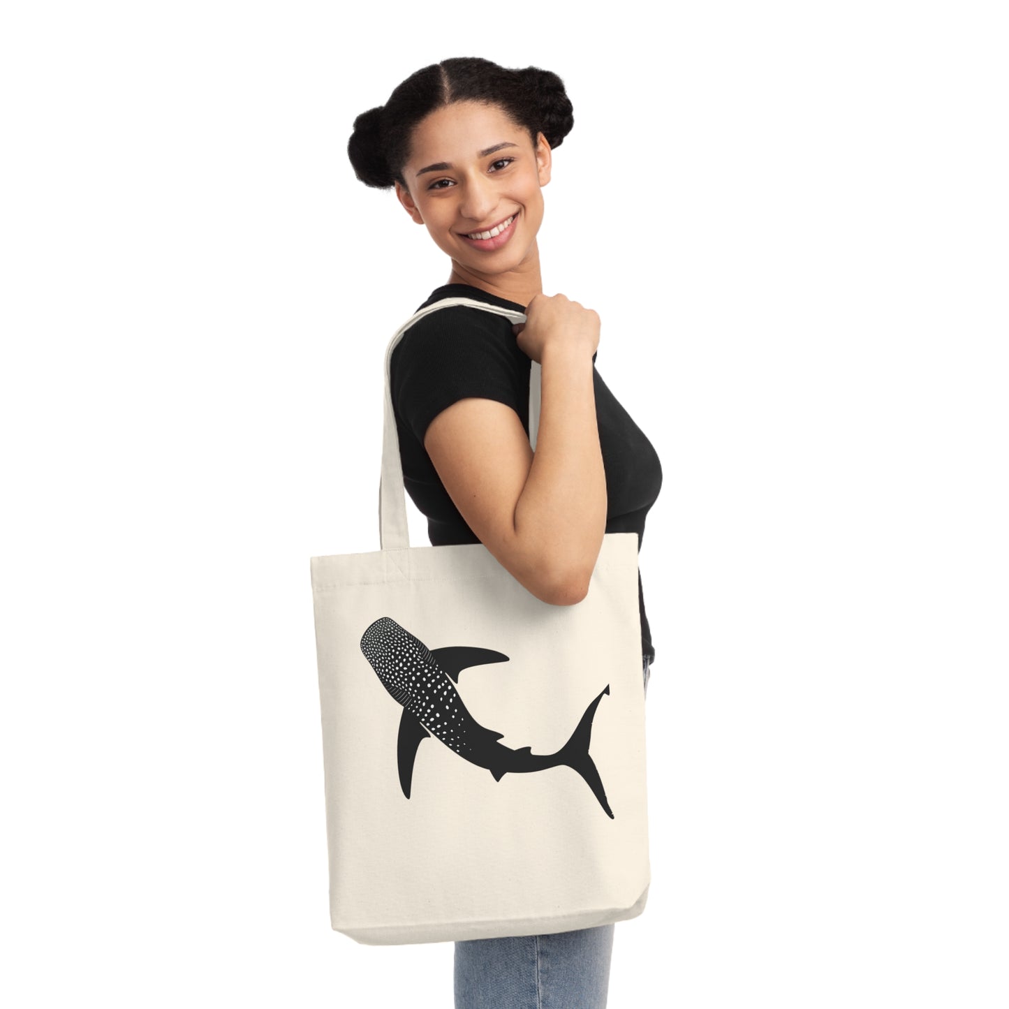 Whale Shark - Contour Eco Woven Tote Bag