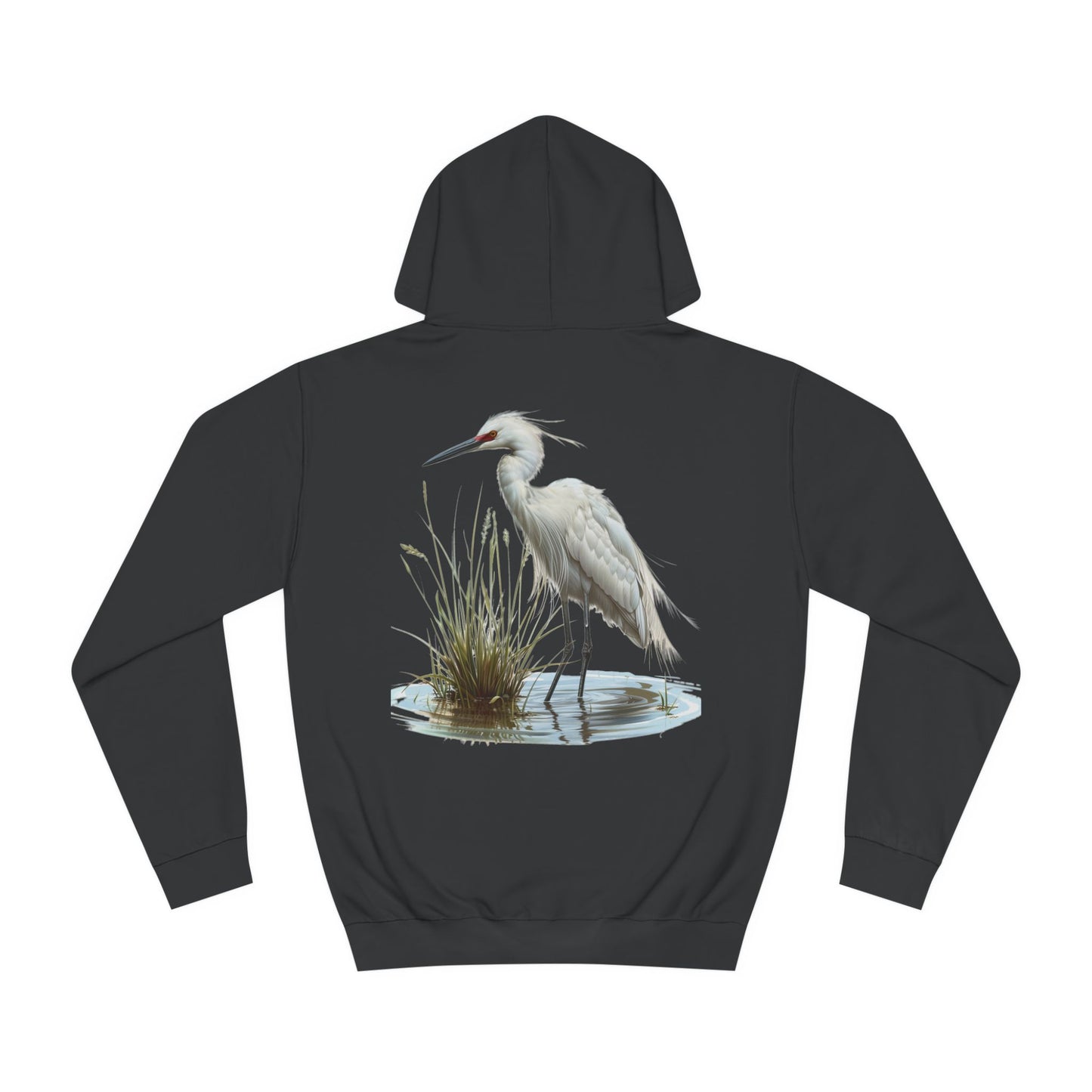 Snowy Egret - Contour Eco Hoodies