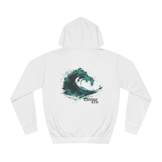 Ocean Wave - Contour Eco Hoodies