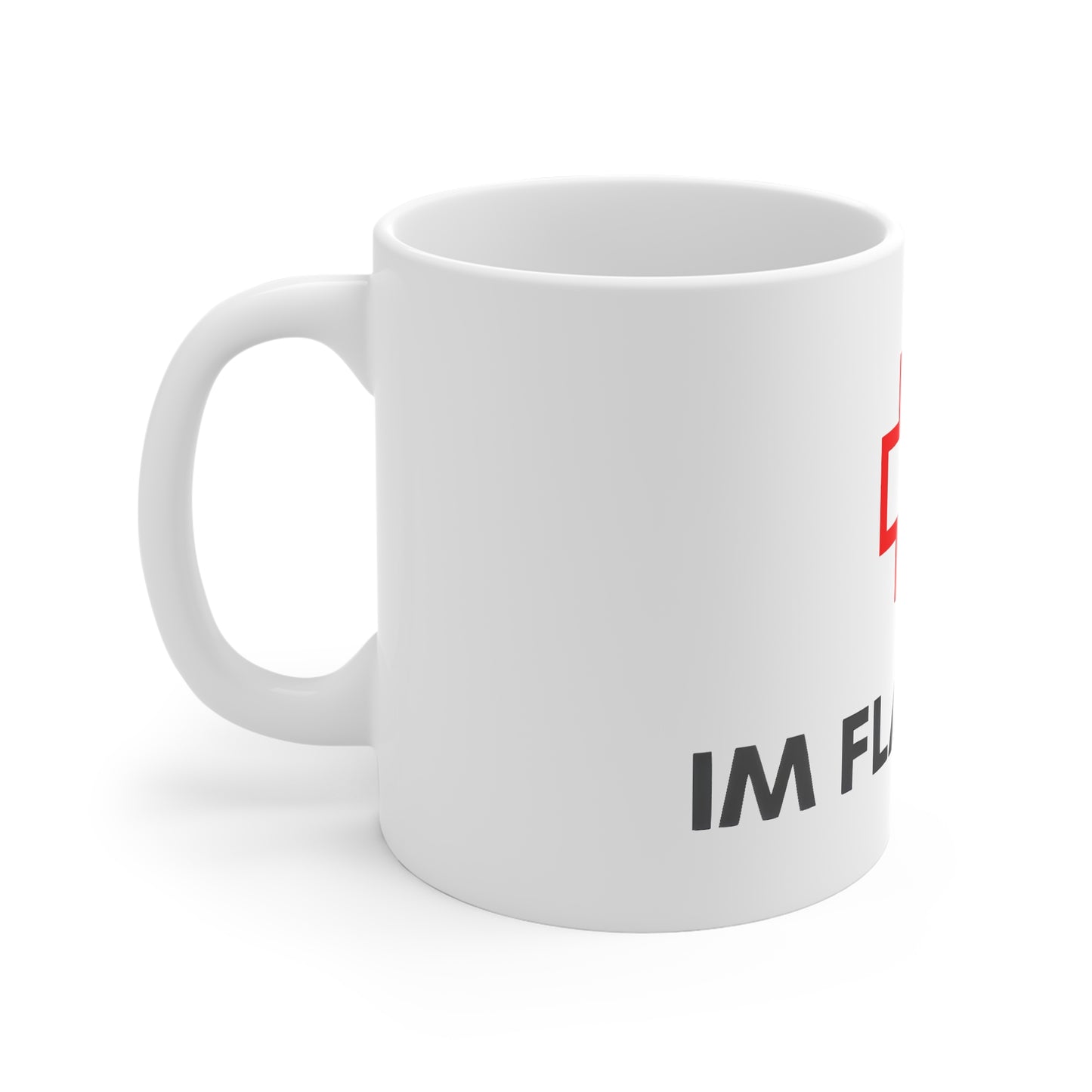 11oz DayZ "I'm Flashing" White Mug