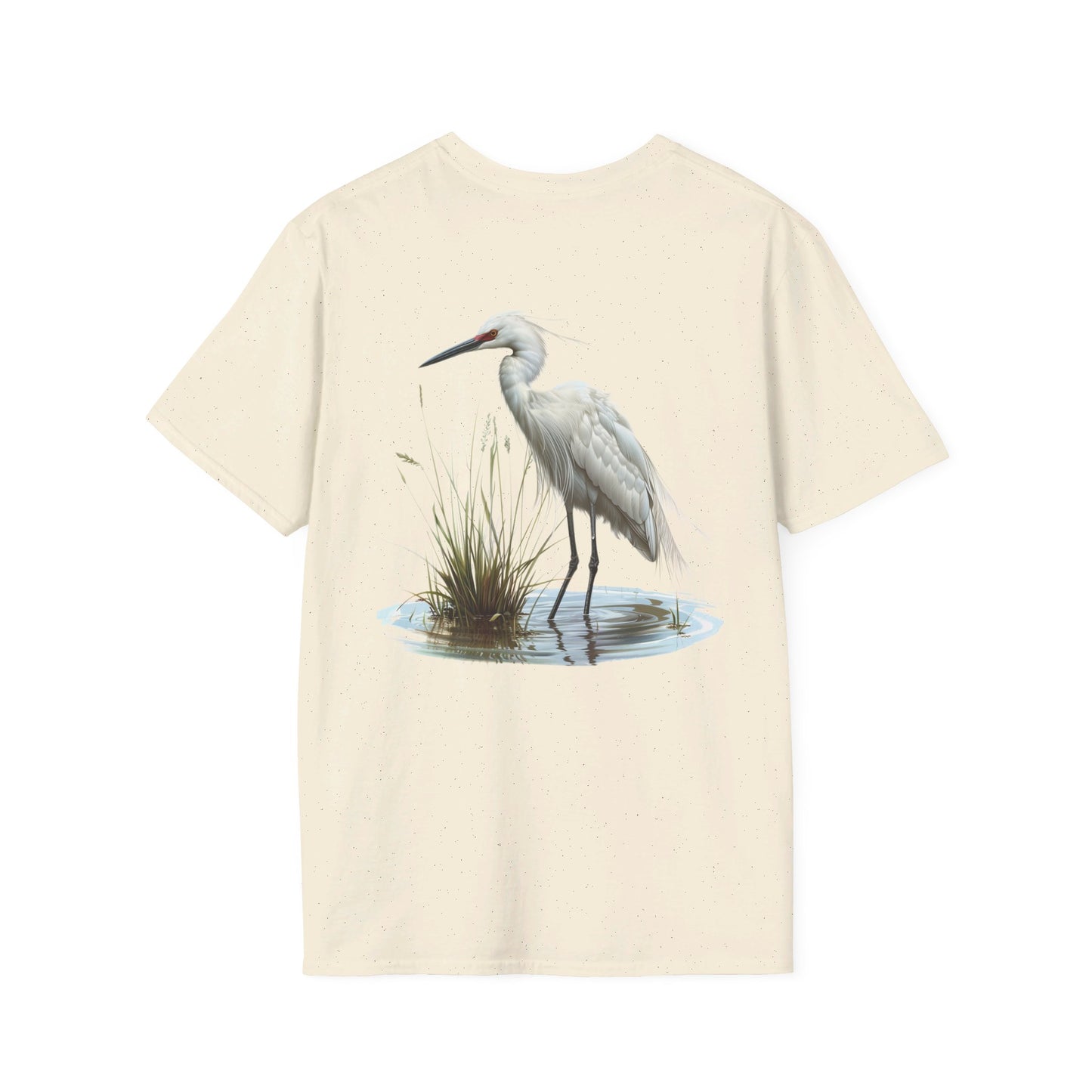 Snowy Egret - Contour Eco T-Shirts