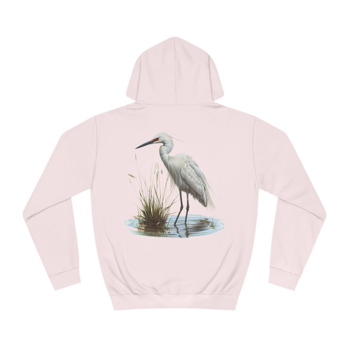 Snowy Egret - Contour Eco Hoodies