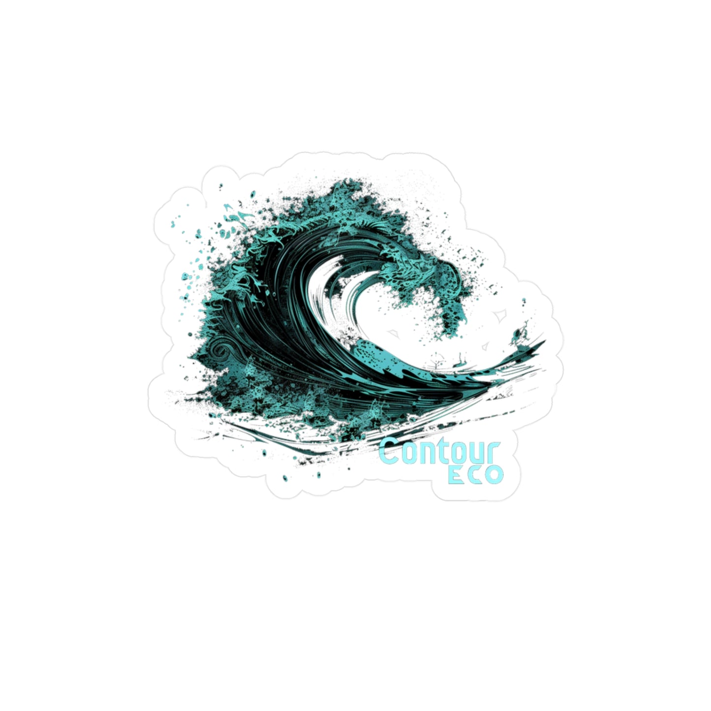 Ocean Wave - Contour Eco Stickers