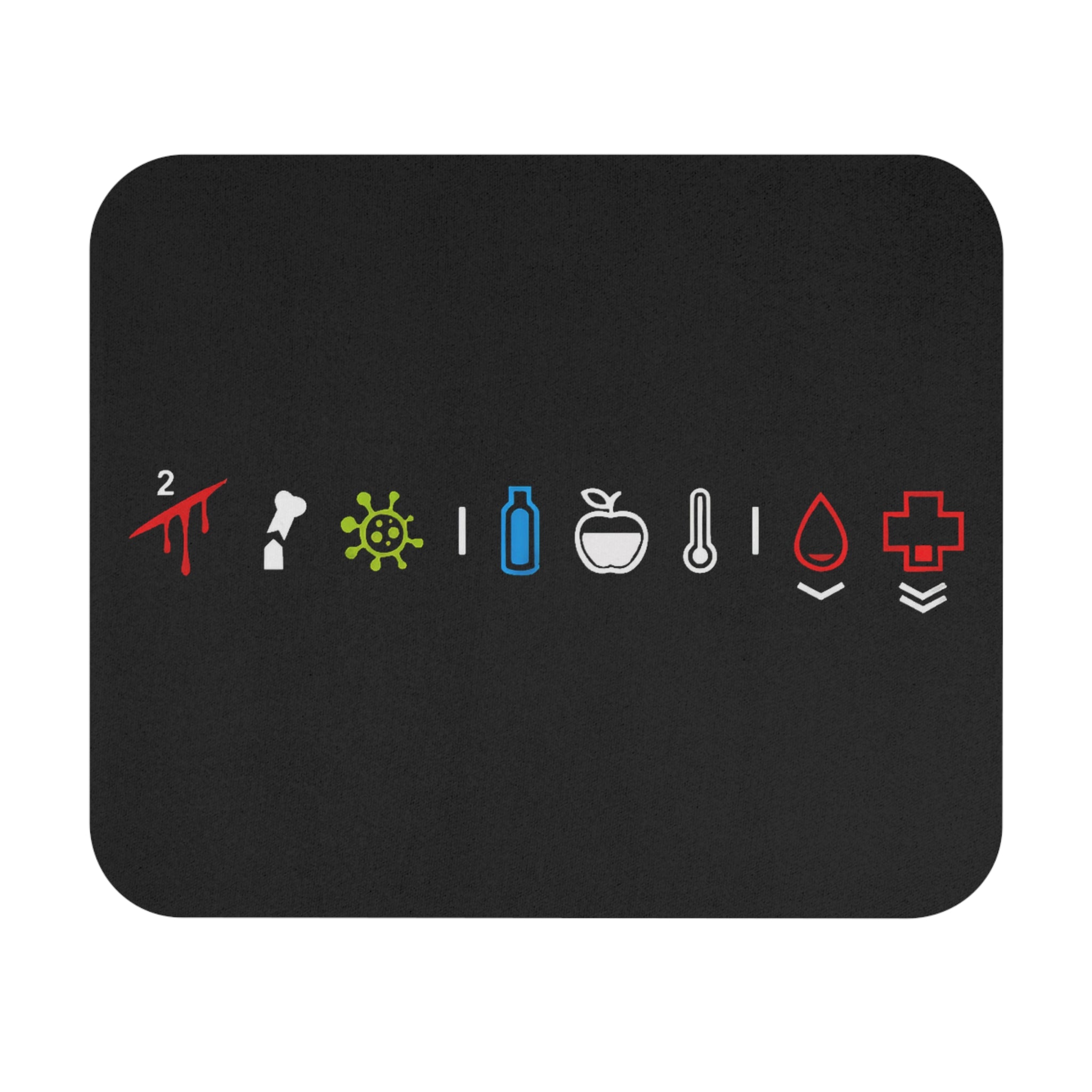 DayZ Character Status Symbols Mouse Pad