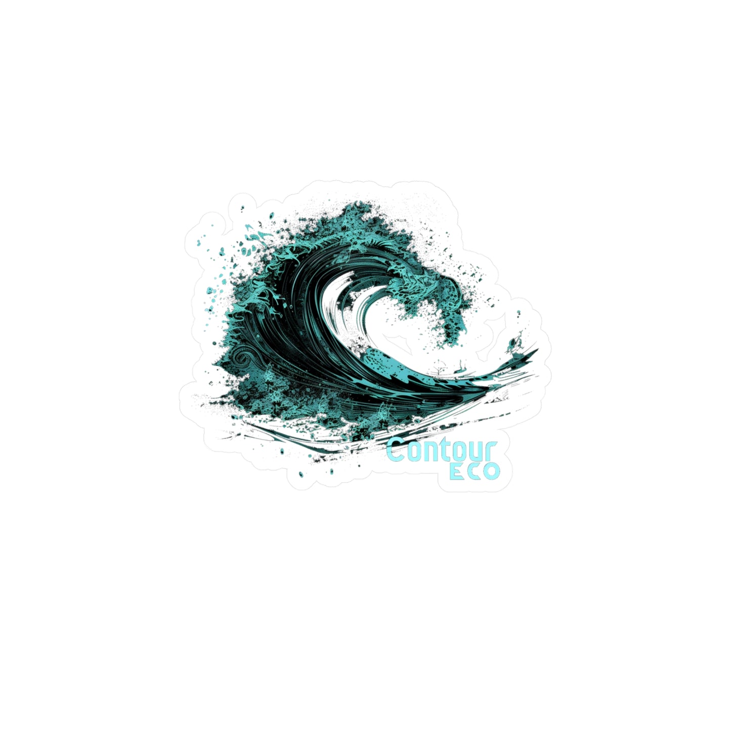 Ocean Wave - Contour Eco Stickers