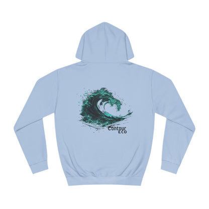 Ocean Wave - Contour Eco Hoodies