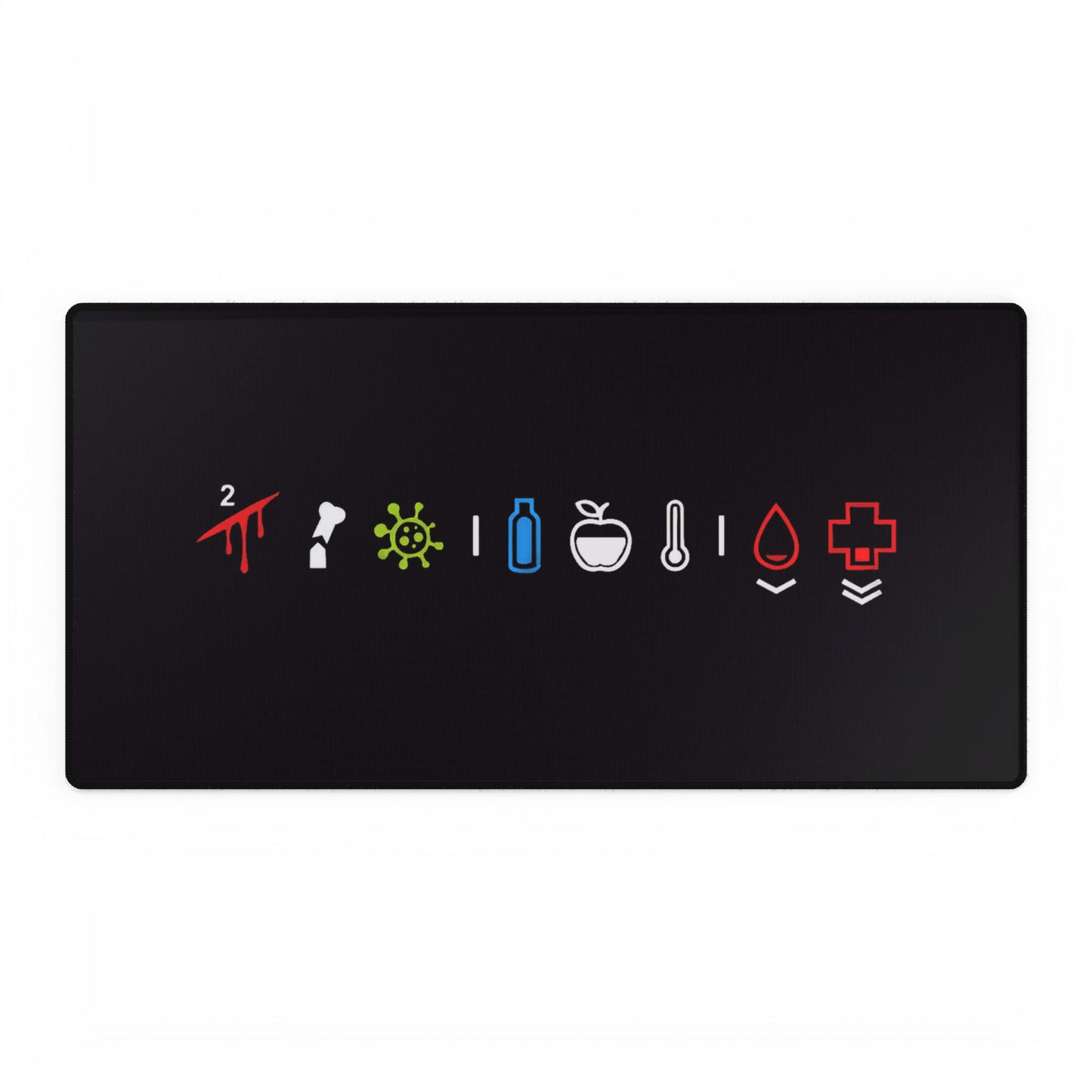 DayZ Character Status Symbols Desk Mat