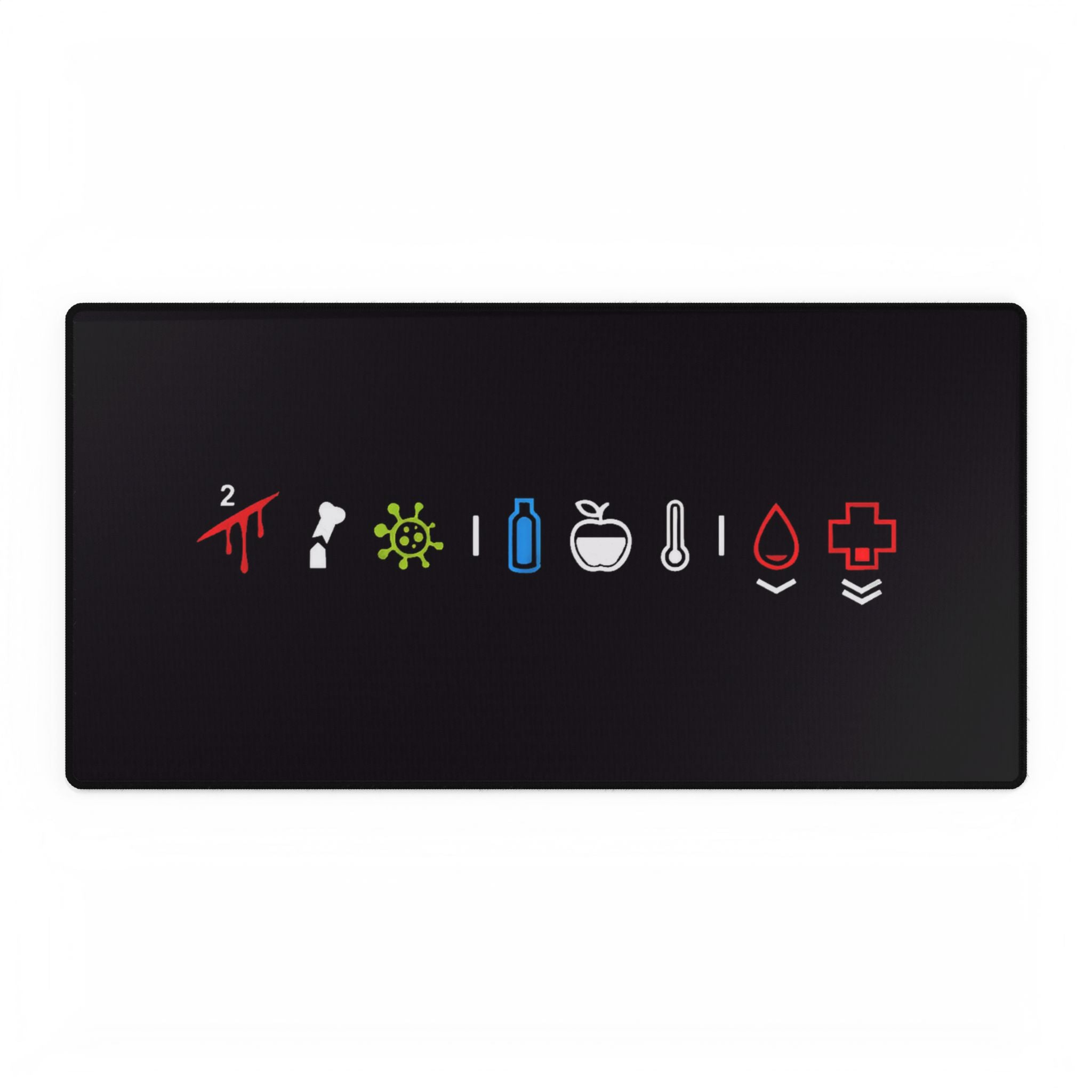 DayZ Character Status Symbols Desk Mat