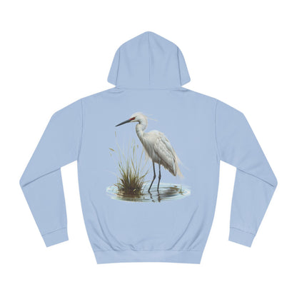 Snowy Egret - Contour Eco Hoodies